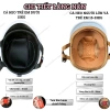 Mũ bảo hiểm cá heo Long Thanh chính hãng size người lớn và trẻ em, chuẩn Quatest, bảo hành 12 tháng - 141.700 VND 8