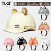 Mũ bảo hiểm cá heo nửa đầu HT nam nữ – Nhiều màu, tặng tai gấu charm, BH 12 tháng, giảm 22%