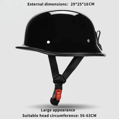 Mũ bảo hiểm cổ điển xe máy mở nửa phong cách retro, bảo vệ an toàn, giá ưu đãi 311.780 VND