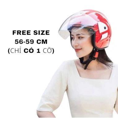 Mũ bảo hiểm có kính GRO chính hãng cao cấp Model 2.020 giá chỉ 279.300đ