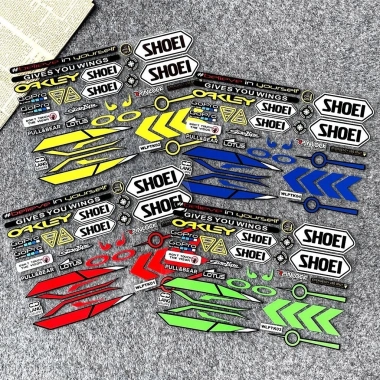 Mũ Bảo Hiểm Dán Xe Máy Phản Quang Chống Thấm Nước - Decal DIY Sửa Đổi Ống Kính SHOEI HJC KYT 93.5k 2