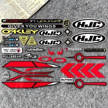 Mũ Bảo Hiểm Dán Xe Máy Phản Quang Chống Thấm Nước - Decal DIY Sửa Đổi Ống Kính SHOEI HJC KYT 93.5k 4