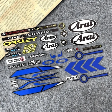 Mũ Bảo Hiểm Dán Xe Máy Phản Quang Chống Thấm Nước - Decal DIY Sửa Đổi Ống Kính SHOEI HJC KYT 93.5k 10