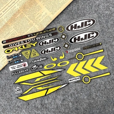 Mũ Bảo Hiểm Dán Xe Máy Phản Quang Chống Thấm Nước - Decal DIY Sửa Đổi Ống Kính SHOEI HJC KYT 93.5k 17
