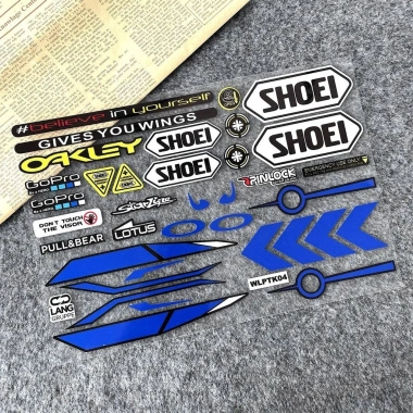 Mũ Bảo Hiểm Dán Xe Máy Phản Quang Chống Thấm Nước - Decal DIY Sửa Đổi Ống Kính SHOEI HJC KYT 93.5k 22