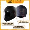 Mũ bảo hiểm Full face Royal M136 đen nhám - Đủ màu kính, trùm đầu form nhỏ, gọn nhẹ, bảo hành 12 tháng, chỉ 650.000₫ 3
