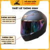 Mũ bảo hiểm Full face Royal M136 đen nhám - Đủ màu kính, trùm đầu form nhỏ, gọn nhẹ, bảo hành 12 tháng, chỉ 650.000₫ 5