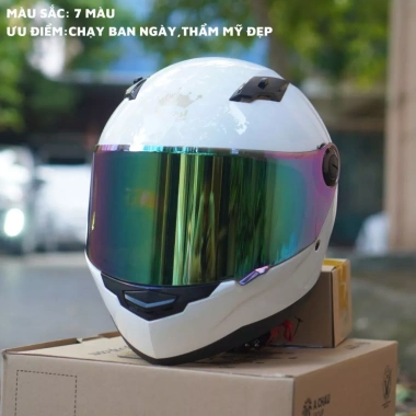 Mũ bảo hiểm Full face Royal M136 đen nhám - Đủ màu kính, trùm đầu form nhỏ, gọn nhẹ, bảo hành 12 tháng, chỉ 650.000₫ 6