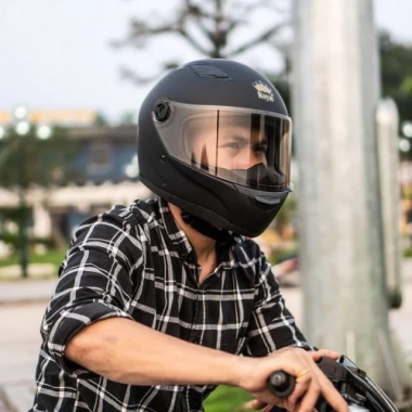 Mũ bảo hiểm Full face Royal M136 đen nhám - Đủ màu kính, trùm đầu form nhỏ, gọn nhẹ, bảo hành 12 tháng, chỉ 650.000₫ 8