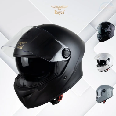 Mũ Bảo Hiểm Fullface 2 Kính Royce XH04 - Vòng Đầu 57-59cm, Hàng Chính Hãng, Bảo Hành 12 Tháng, Giá 499k