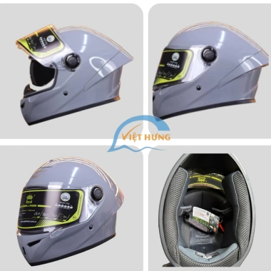 Mũ Bảo Hiểm Fullface 2 Kính Royce XH04 - Vòng Đầu 57-59cm, Hàng Chính Hãng, Bảo Hành 12 Tháng, Giá 499k