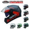 Mũ Bảo Hiểm Fullface GRO Helmet 2 Kính Chính Hãng - Mạnh Mẽ Cho Nam, Nhiều Màu, Giá 490.000₫