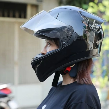 Mũ bảo hiểm fullface Royal M138B đen - Bóng cực ngầu, giảm giá chỉ 499.000 VND 7