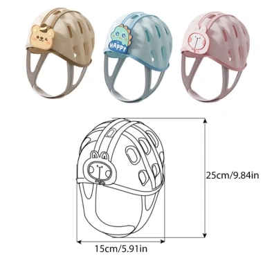 Mũ bảo hiểm Headgea trẻ mới biết đi - Chống rơi, nhẹ, mềm, an toàn đầu, giá 259.600₫