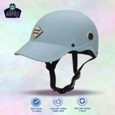 Mũ bảo hiểm lưỡi trai cao cấp Napoli nam nữ, thông gió freesize, giá 169.000₫ 10 Mũ bảo hiểm lưỡi trai cao cấp Napoli nam nữ, thông gió freesize, giá 169.000₫ 10