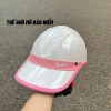 Mũ bảo hiểm Lưỡi trai đai da xanh mint - Nón thời trang nửa đầu khoét sau, buộc tóc nữ, chỉ 150k 10