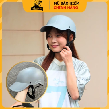 Mũ bảo hiểm lưỡi trai Napoli 1/2 kết cứng, mỏ liền, sơn, nam nữ, bảo hành 12 tháng 178.999VND 4 Mũ bảo hiểm lưỡi trai Napoli 1/2 kết cứng, mỏ liền, sơn, nam nữ, bảo hành 12 tháng 178.999VND 4