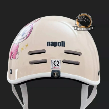 Mũ Bảo Hiểm Lưỡi Trai Napoli Nửa Đầu Bản Tem CHÍNH HÃNG Freeship Giá 174.900đ