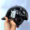 Mũ bảo hiểm lưỡi trai thời trang cao cấp, dáng nửa đầu in họa tiết, phù hợp nam nữ - Giá chỉ 115.000 VND 5
