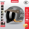 Mũ bảo hiểm MASONTEX 4/3 ABS cao cấp, kính gập tiện lợi, biker cho nam nữ - 439.000₫