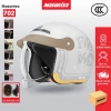 Mũ bảo hiểm MASONTEX 702 4/3 nửa đầu vỏ ABS kính gập tiện lợi thời trang cho nam nữ xe máy xe điện - Giá chỉ 439.000₫