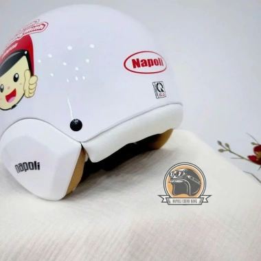 Mũ Bảo Hiểm Napoli 3/4 Trẻ Em N02 Bản Tem Nước Chính Hãng - Giá 229.800, FREESHIP 9