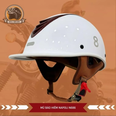 Mũ Bảo Hiểm Napoli Form Cá Heo SH Nửa Đầu N686 Chính Hãng FREESHIP Giá 188.900 5 Mũ Bảo Hiểm Napoli Form Cá Heo SH Nửa Đầu N686 Chính Hãng FREESHIP Giá 188.900 5