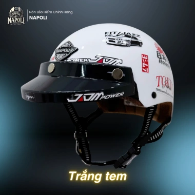 Mũ Bảo Hiểm Napoli Honda 1/2 N039A Chính Hãng – Nón Nửa Đầu Dán Tem, Freeship, Giá 195.000₫ 10 Mũ Bảo Hiểm Napoli Honda 1/2 N039A Chính Hãng – Nón Nửa Đầu Dán Tem, Freeship, Giá 195.000₫ 10