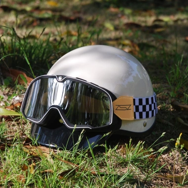 Mũ bảo hiểm Napoli N179 kèm kính Goggles nửa đầu kiểu phi công - giá 350.000 VND 4