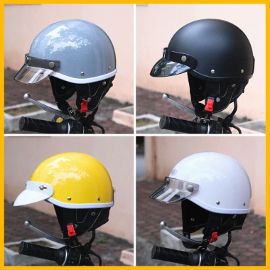 Mũ bảo hiểm Napoli N179 kèm kính Goggles nửa đầu kiểu phi công - giá 350.000 VND 6