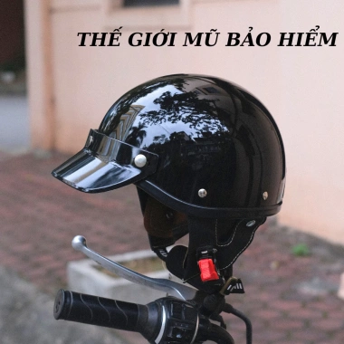 Mũ bảo hiểm Napoli N179 kèm kính Goggles nửa đầu kiểu phi công - giá 350.000 VND 7