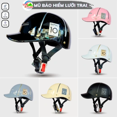 Mũ Bảo Hiểm Napoli N688 6 Múi Cao Cấp - 1/2, Nhiều Màu, 398.000 VND