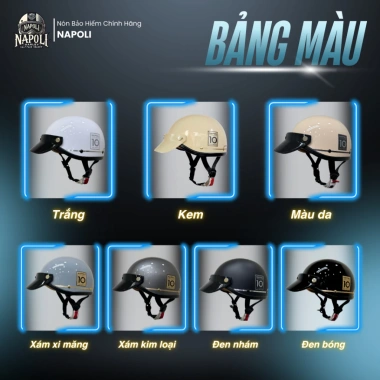 Mũ Bảo Hiểm Napoli Nhật Nửa Đầu CHÍNH HÃNG - N179 Retro Không Lót Da - FREESHIP - Giá 219.900₫ 3 Mũ Bảo Hiểm Napoli Nhật Nửa Đầu CHÍNH HÃNG - N179 Retro Không Lót Da - FREESHIP - Giá 219.900₫ 3