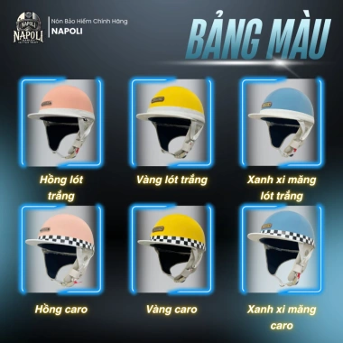 Mũ Bảo Hiểm Napoli Nửa Đầu Bosozoku Japan Style Vintage CHÍNH HÃNG - Giá ưu đãi 249,388₫
