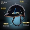 Mũ Bảo Hiểm Napoli Nửa Đầu CHÍNH HÃNG, Đủ Màu, FREESHIP – Giá chỉ 200.000đ (giá gốc 258.000đ) 2