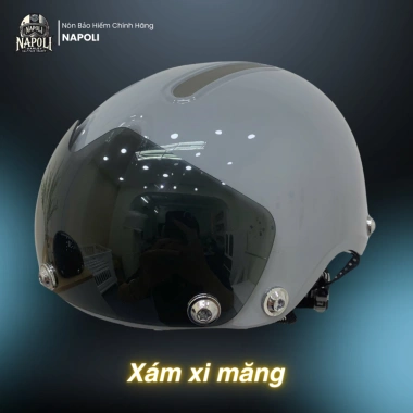 Mũ Bảo Hiểm Napoli Nửa Đầu CHÍNH HÀNG FREESHIP - N08 FALCON Kính Nam Châm 253.000 VND
