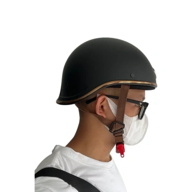 Mũ Bảo Hiểm Napoli Nửa Đầu Chính Hãng Freeship - Phong Cách Gangster N120 Giá Ưu Đãi 213.700₫
