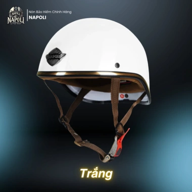 Mũ Bảo Hiểm Napoli Nửa Đầu Chính Hãng Freeship - Phong Cách Gangster N120 Giá Ưu Đãi 213.700₫