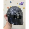 Mũ Bảo Hiểm Napoli Nửa Đầu CHÍNH HÃNG - Harley 1/2 N04 Pug Dán Tem, FREESHIP, Giá 330k 6