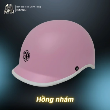 Mũ Bảo Hiểm Napoli Nửa Đầu Chính Hãng N08 Đủ Màu - Freeship, Giá Giảm 200k