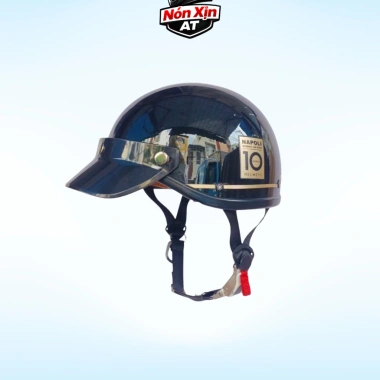 Mũ Bảo Hiểm Napoli Nửa Đầu Lưỡi Trai 10 Horse Phong Cách Đức Giá 189.900 VND