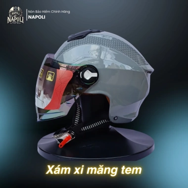 Mũ Bảo Hiểm Napoli Nửa Đầu N011 Kính Đủ Màu CHÍNH HÃNG - Freeship, Giá 285.900₫ 9 Mũ Bảo Hiểm Napoli Nửa Đầu N011 Kính Đủ Màu CHÍNH HÃNG - Freeship, Giá 285.900₫ 9