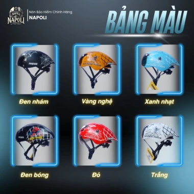Mũ Bảo Hiểm Napoli Nửa Đầu Trẻ Em CHÍNH HÃNG FREESHIP - Nón Xe Đạp 1/2 POC Giá 254.900đ 3