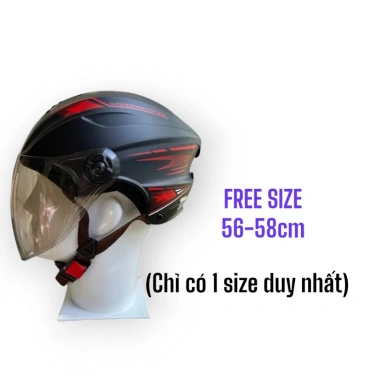 Mũ bảo hiểm nữ đầu đẹp Nam Kính Dài Sundy 737 - Thể Thao, Giá 189.300₫