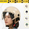 Mũ bảo hiểm nửa đầu AFAGO kính an toàn, thời trang đa màu, Freesize 55-58cm