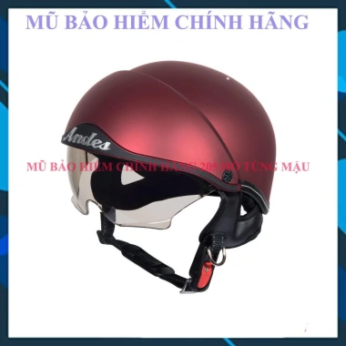 Mũ bảo hiểm nửa đầu Andes 139 kính âm - Giá ưu đãi 459.000 cho nam và nữ