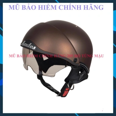 Mũ bảo hiểm nửa đầu Andes 139 kính âm - Giá ưu đãi 459.000 cho nam và nữ