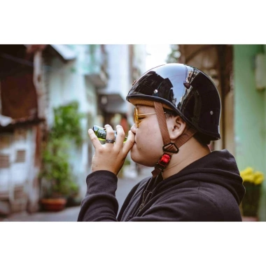 Mũ Bảo Hiểm Nửa Đầu BULLDOG Gang Lót Tháo Rời - Đua Ngựa Retro, 720k