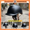 Mũ bảo hiểm nứa đầu cá heo 3 lớp đen nhám - Tem CR, giá ưu đãi 129k 5