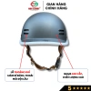 Mũ Bảo Hiểm Nửa Đầu Cá Heo CAMRY HELMETS An Toàn Thời Trang Freesize 55‑59cm 3